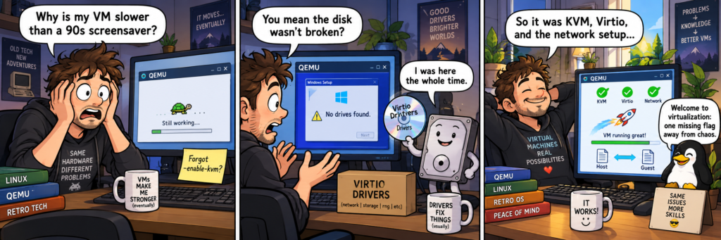 QEMU Troubleshooting: From Chaos to Victory