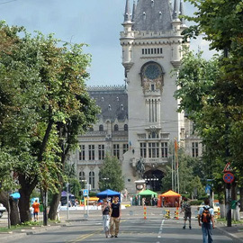 A street in modern Iasi